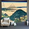 Mount Fuji Japan Tapestry Art Printing Tapestry The Great Wave of Kanagawa Wall Hanging Decoration Household Japanese Tapestry