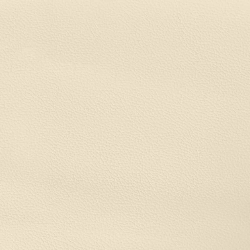 Pocket Spring Mattress Medium Cream 80 x 200 x 20 cm Artificial Leather