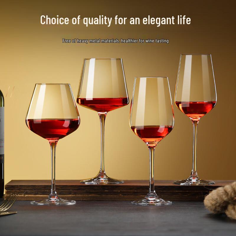 Wuyi Luxury Crystal Burgundy Wine Glass
