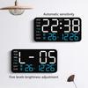 Digital Alarm Clock LED Alarm Clock 5 Adjustable Brightness Large Screen Display Portable Electric Clocks for Bedroom Adults