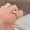 Kinel Simple Fashion Rose Gold Wedding Rings For Women