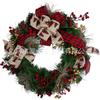 Christmas Wreath Door Hanging Decor Home Mall Window Party Festive Simulation Ornament
