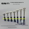 TC4 Titanium Alloy M6 Hex Socket Head Disc Brake Caliper Screw for Bike Modification