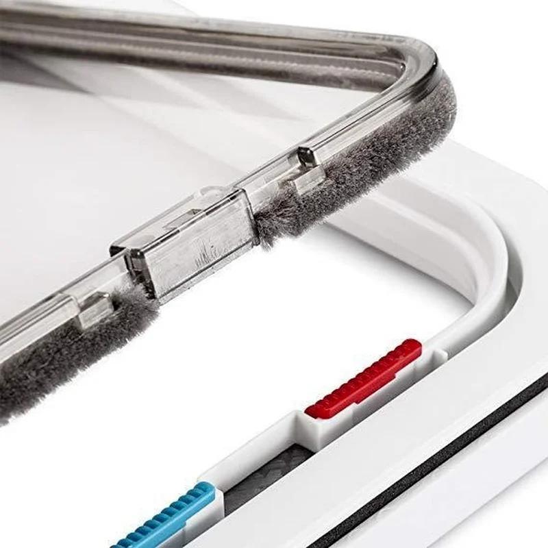 L/XL Cat Flap Door with 4 Way Lock Security Flap Door for Dog Cat Kitten Small Pet Gate Door Kit Cat Puppy Safety Gate