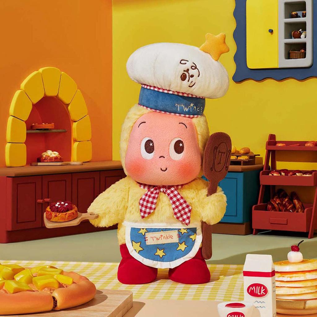 [Negozio Ufficiale POP MART] Serie Twinkle Twinkle MOON GELATO Peluche Panettiere - Aliena Stella Twinkle Twinkle - Peluche Bambola Pop Mart - Vinile Morbido