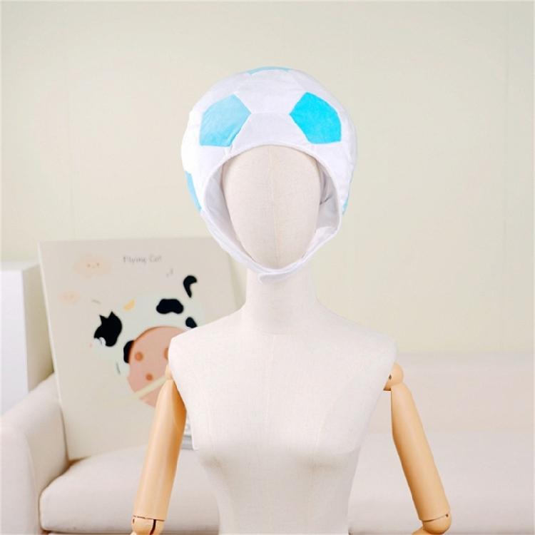 Soccer Themed Headgear Cap Comfortable Cotton Football Headpiece Washable For Adults Kids Sports Event Family Gathering