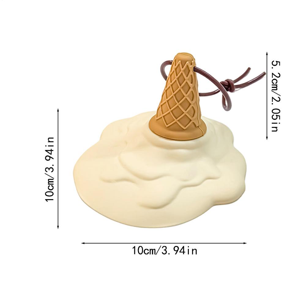 

Funny Ice Cream Door Stopper Soft PVC Non Slip Melting Ice Cream Shape Door Stop Door Stop Wall Protector For Home Office хакі