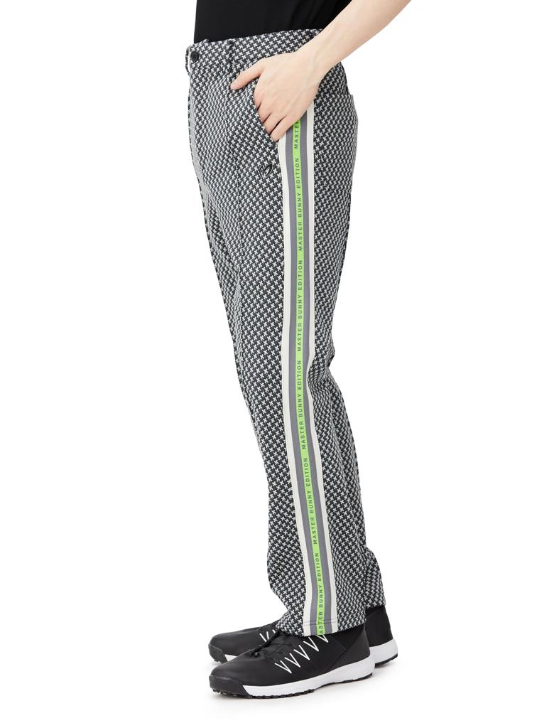Long Pants Retro Houndstooth Golf 4 [Master Bunny] Men's (stretch Pattern) / / 758-4131305 010_Black [M]