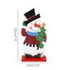 Snowman Santa Claus Wooden Ornaments Merry Christmas Table Decoration Xmas Party Kids Gift Navidad New Year 2025 Xmas Decor
