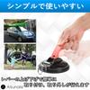 Ailunate Strong Suction Cup Hooks for Car Side Tarps, One-Touch Attachment, Fixed Hardware, Connects To Tents and Sunshades (4-Pack)