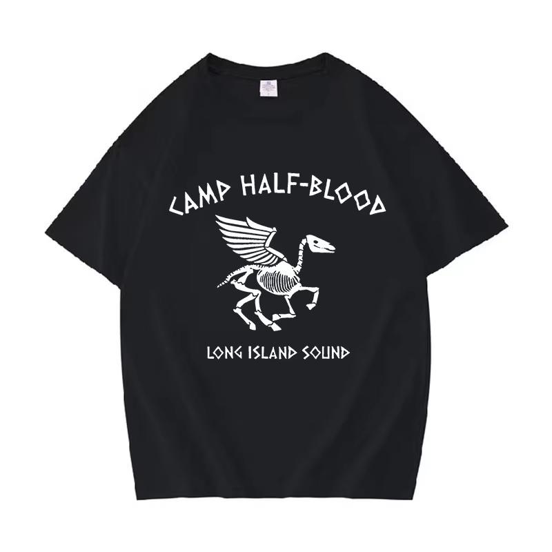 Camp HalfBlood Long Island Sound Skeleton Pegasus T-shirt