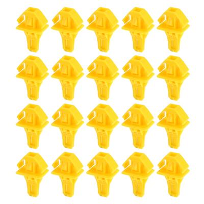 VekAuto 20pcs Bumper Clips Bumper Fender Fasteners Clips Rivet Retainers for Ho Nda CRV 2.4L 2012-2014 Nylon Yellow Retainer Fastener