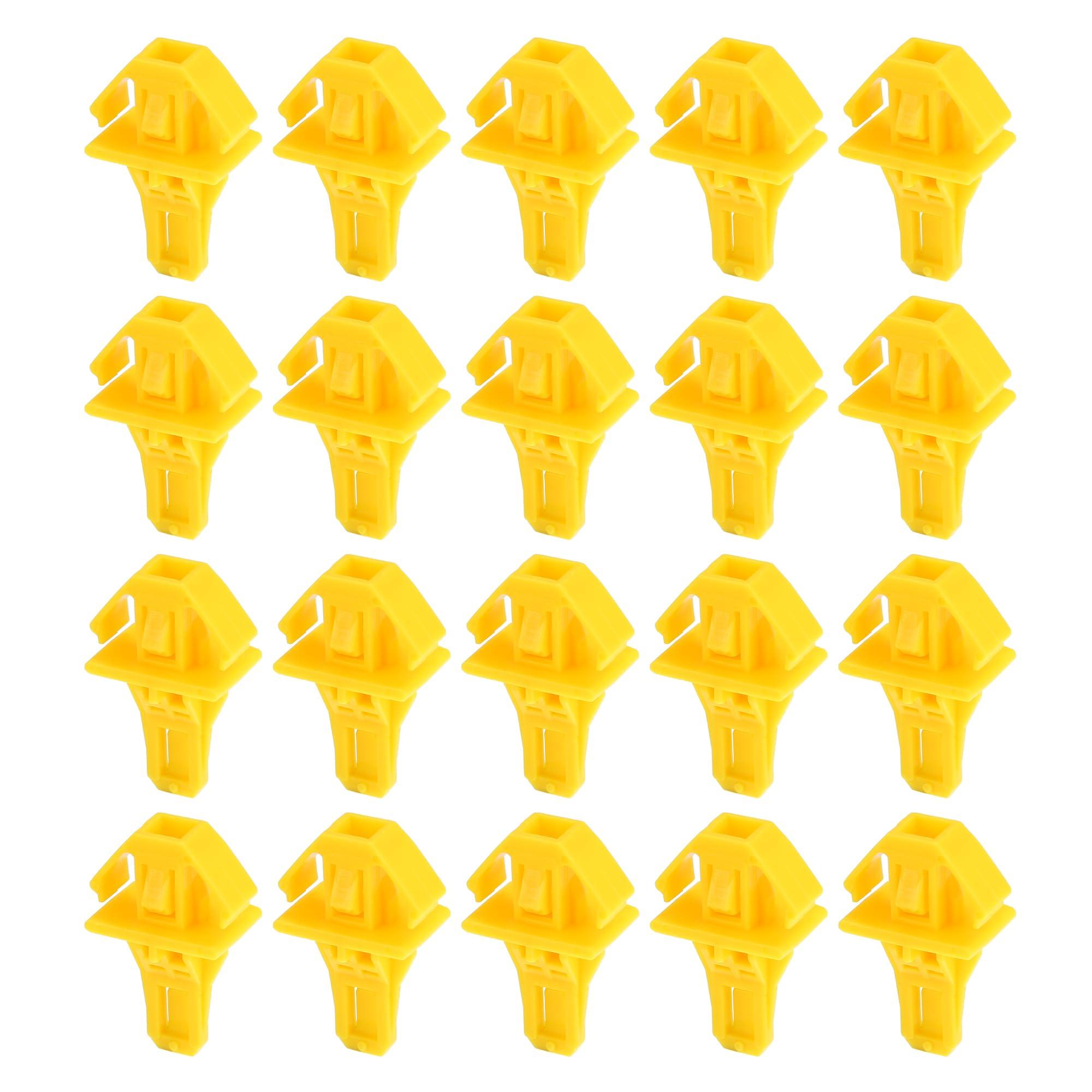 

VekAuto 20pcs Bumper Clips Bumper Fender Fasteners Clips Rivet Retainers for Ho nda CRV 2.4L 2012-2014 Nylon Yellow Retainer Fastener 4x2.4x1.8cm жёлтый