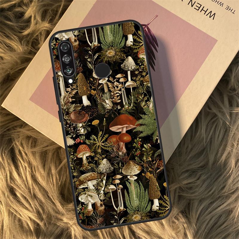 Mushroom Forest For Huawei Nova 3i 7i 8i 11i 12i 9 10 SE Y60 Y61 Y70 Y72 Y73 Y90 Y91 P20 P30 P40 Lite Case