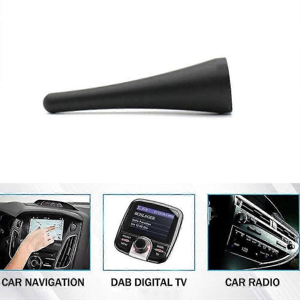 3.8 Inch Short Stubby Antenna Mast For Automotive General Car Aluminum