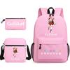Genshinimpact Yuanshen School Bag Three-Piece Pencil Case Shoulder Bag Backpack