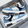 Wszechstronne męskie oddychające sneakersy Jesień 2025 - Modne białe buty sportowe na grubej podeszwie o unikalnym designie
