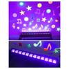36W 12LEDs UV LED Black Light Wall Washer UV Light Bar Wash Light Stage Lights for   Wedding Birthday Party Stage Lighting