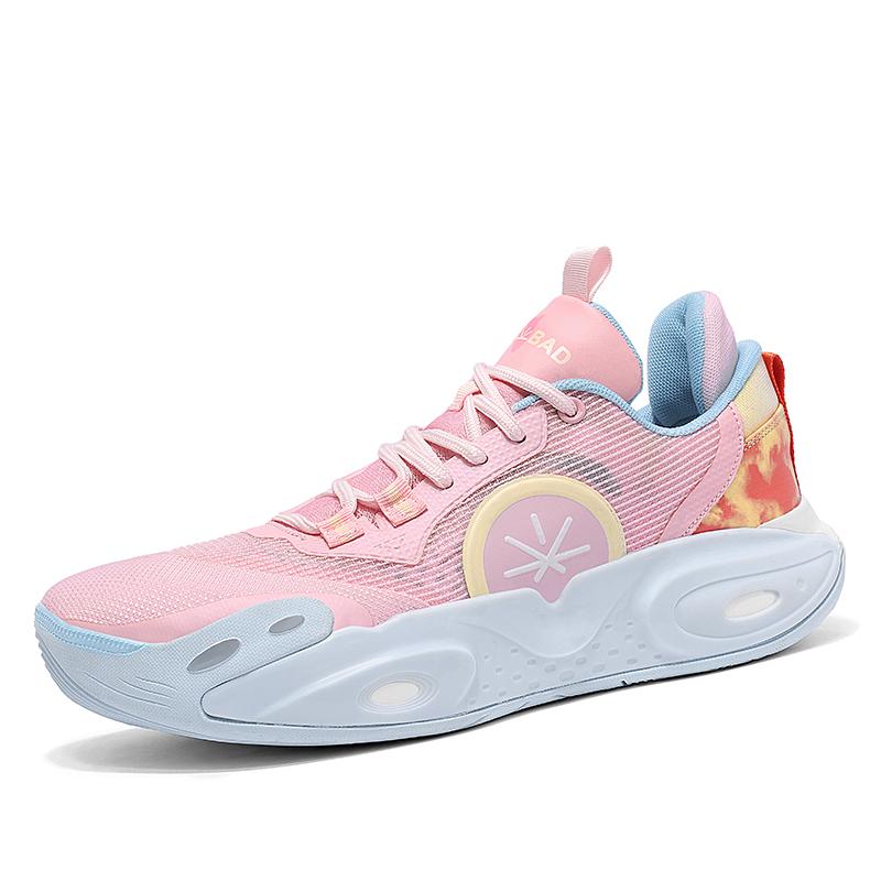 Breathable real combat basketball shoes men 2024 new low-help cushioned wear-resistant professional sports shoes with sound