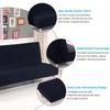 Folding Sofa Bed Cover Polyester Elastic Armless Couch Cover Futon Slipcover Protector
