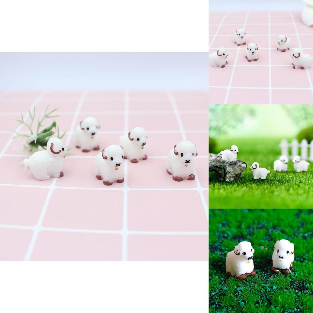 Cute Cartoon Sheep Decoration Ideal For Crafting Resin Art Projects And Mini Landscapes