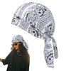 Mode Pirathatt Män Bomull Tryckt Solskydd Cykling Sommar Bandana Cashew Kvinnor Hatt Vår Hip-hop Huvudduk Pannband