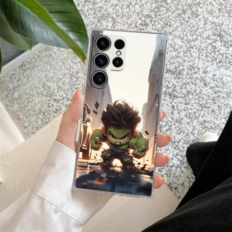 Baby Marvel Superhelden Transparente Hülle Für Samsung Galaxy S26 S25 Ultra S24 S22 S26 Plus S20 S23 S21 S25 S24 FE 5G Klare Abdeckung