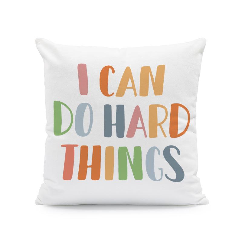 Bohemian Inspirational Classroom Pillowcase for Relaxation and Mental Health