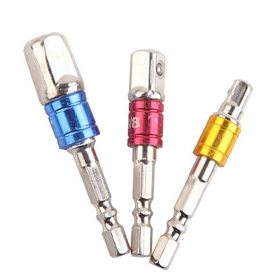 Impact Grade Socket Adapter Extension Connecting Rod Turns Power Drill High Speed Nut Driver 1/4" 3/8" 1/2" For Hexagonal Wrench