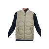 Under Armour Logo Solid Color Stand Collar Casual Lightweight Sleeveless Down Vest Unisex Vest Urban-Khaki 1389319-299