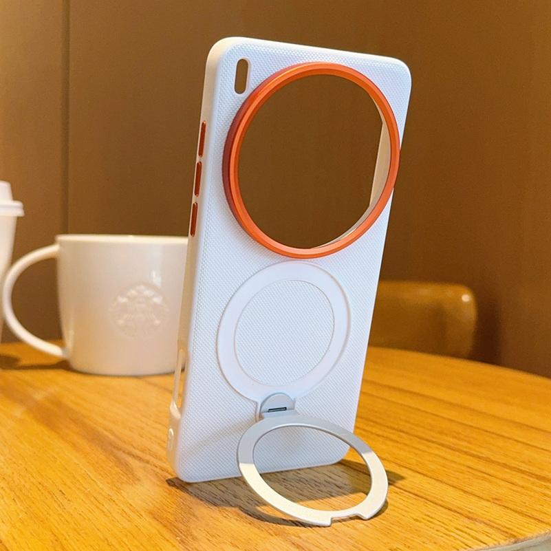 

Metal Magnetic Ring Holder Red Lens Ring Raised Protect Lens Case For VIVO X200 Ultra X200S X200 Pro X100s Pro X100 ultra Cover vivo X100 Ultra