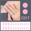 Detachable Spring/Summer Solid Color Nail Art Stickers