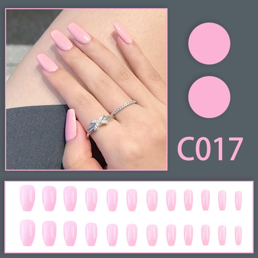 Detachable Spring/Summer Solid Color Nail Art Stickers