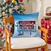 Childrens Comedy Movies A-Arthur Christmas Second Pillow Case Silky Short Plush With Invisible Zipper Dustproof Sofa Cushion