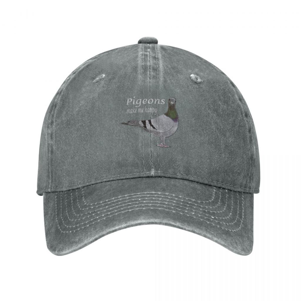 Pigeons Make Me Happy Baseball Cap fishing hat Cosplay Sun Hat For Children sun hat Unisex Womens