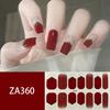 ZA Skin Brightening Waterproof No-Cure Full Cover Gel Nail Wraps, Luxury Minimalist Nail Stickers, Nail Patch Films