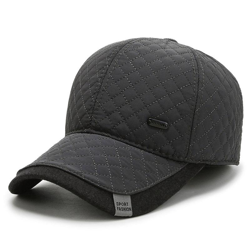 Winter Hat Men's Ear Protection Duck Tongue Baseball Cap Autumn and Winter Warm Thickened Hat Cap