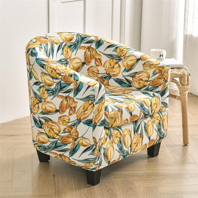 Split Style Armchair Cover Elastic Spandex Armchairs Covers Living Room Single Sofa Couch Slipcovers With Seat Cushion Covers