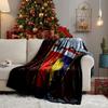 Löwen Schild Genua Decken Flanelldecken Plüsch für Sofa Bett Geschenke für Männer Frauen Reise Picknickdecke Weihnachts-Fan-Geschenke