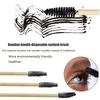 100pcs Disposable Eyelash Brushes Disposable Wood Handle Eyelash Mascara Wands Eye Lashes Extension Makeup Brush Black
