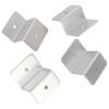 4 Sets Solar Panel Z Bracket Aluminium Alloy Installation Accessory for Car RV Yacht Ship