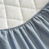 Waterproof Bed Cover Quilted Embossed Mattress Protector Waterproof Fitted Sheet Anti-mite Mattress Pad Bedspread (No Pillowcase)