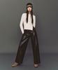 INSTANTFUNK Pow Leather Tuck Pants