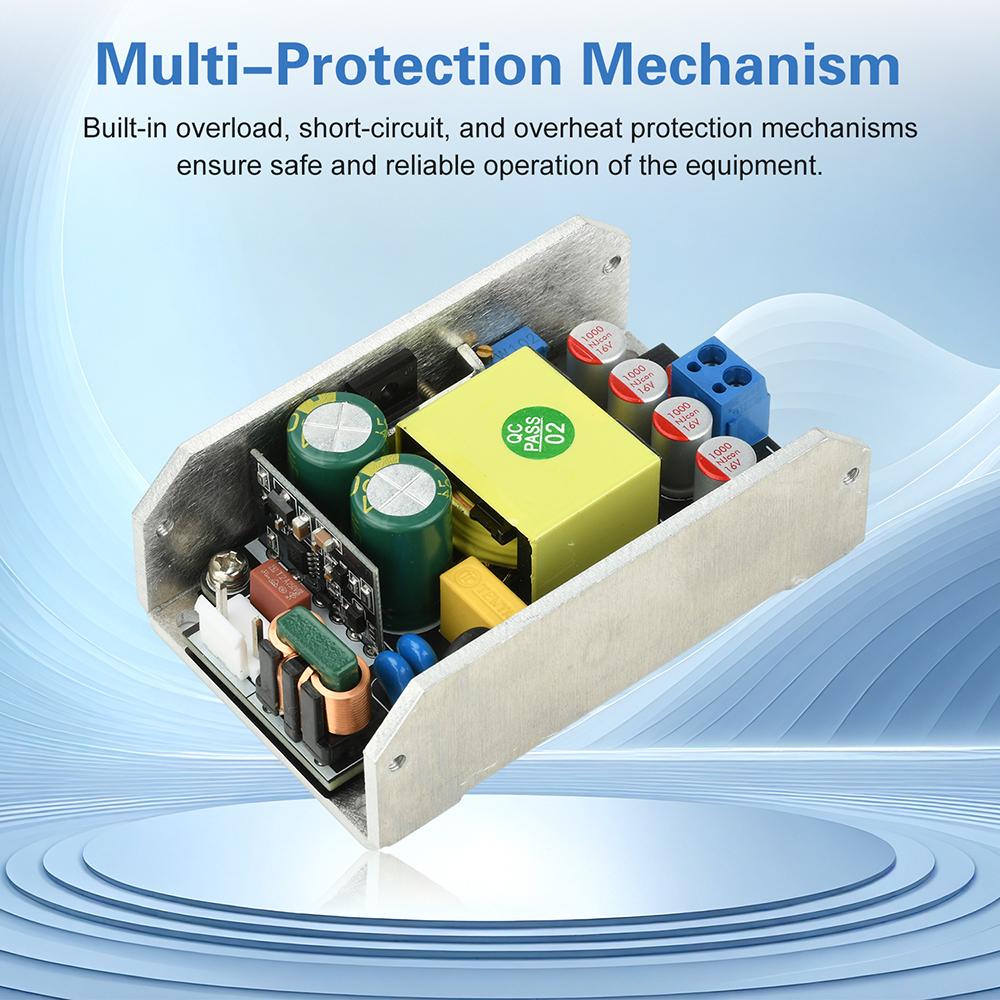 Compact GaN Power Supply Board AC 170-265V To DC 24V 6A / 12V 12A 150W High-Power Switching Power Supply Module
