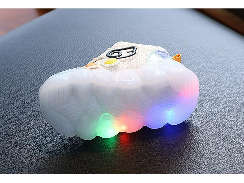 2025 Luminous Cartoon Sneakers: Soft Sole LED Light Up Shoes for Toddlers and Kids
