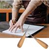 2pcs Leather Craft Awl Tools Leather Hole Punch Tool Sewing Punching Hole Maker Stitching Over Stitch Wood Handle
