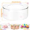 Fillable Acrylic Cake Stand Transparent Riser Cylinder Cake Display DIY  Decor Cake Holder for Wedding Birthday Party 15/20/25cm
