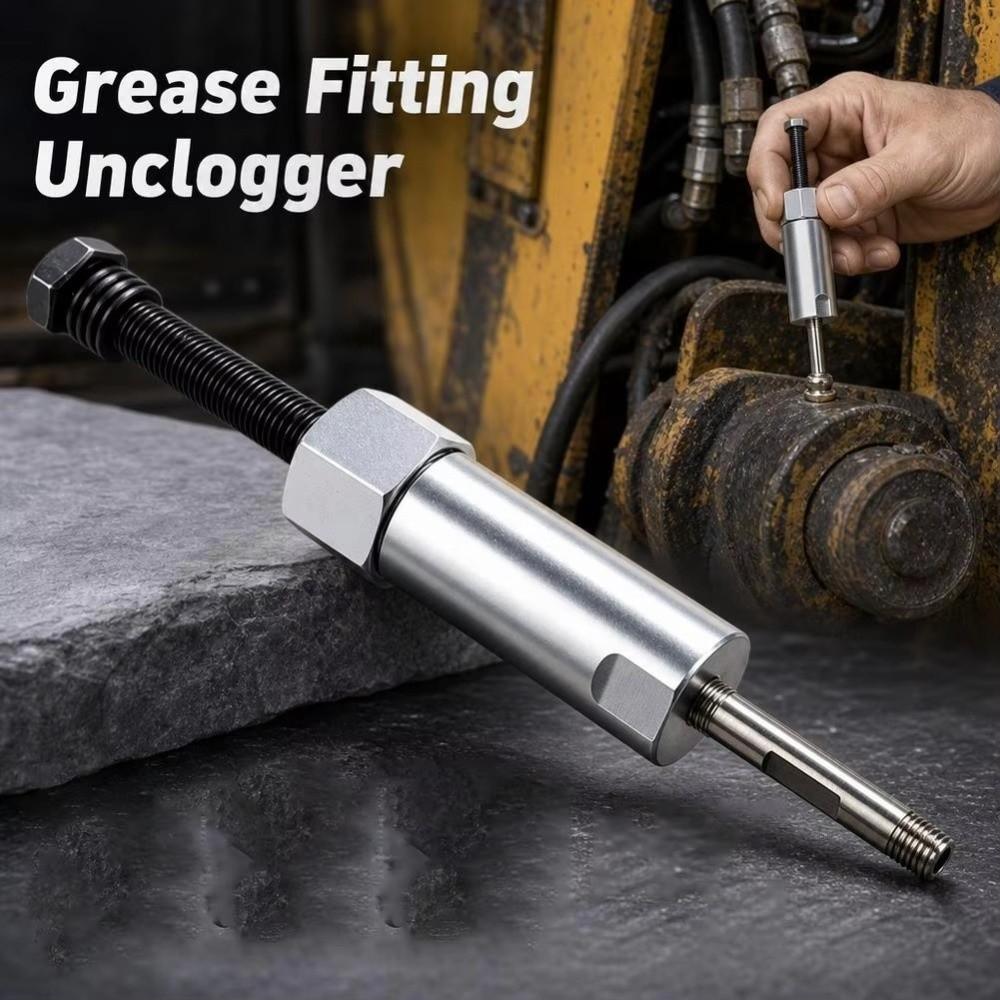 Detachable Head Grease Passage Cleaner Grease Nipple Unblocker for Equipment Repair