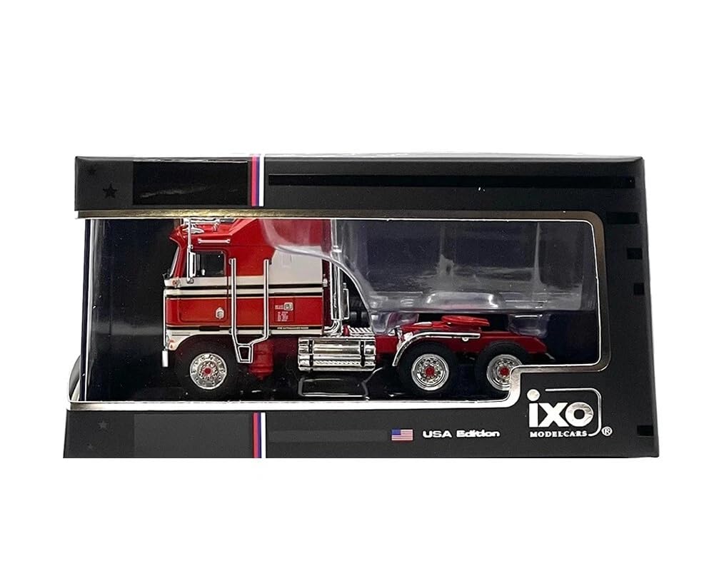IXO 164 Kenworth K100 Aerodyne 1976 Red Trailer Head IXO Models K100 Aerodyne [Used]