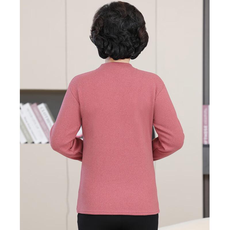 Women's Plush Thermal Underwear Set for Middle-aged & Elderly
